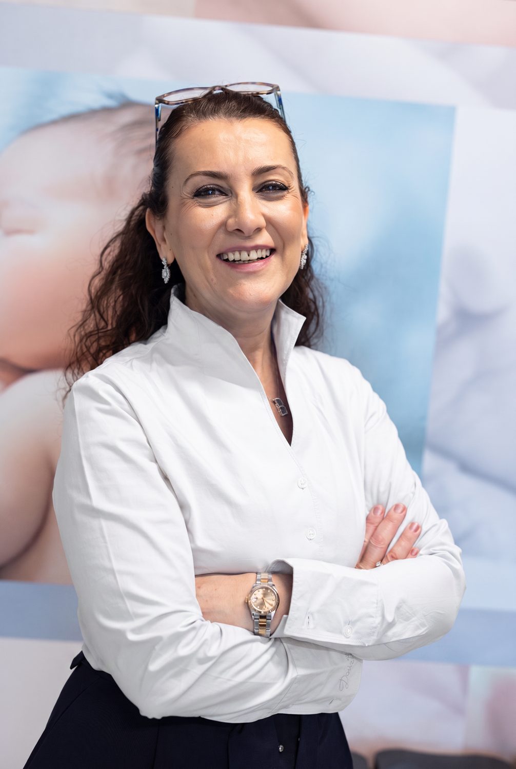 Dr Berra Önsoy, Medical Director and Gynaecologist, at the clinic in Istanbul